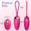 Bullet Vibrator Remote Control for G-Spot Stimulation, Vibrating Eggs 4