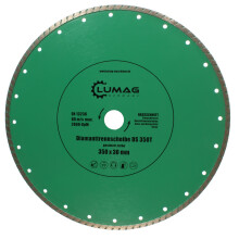 350mm Diamond Blade The Lumag DS350T Turbo Diamond Blade