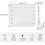 Dripex Hollywood Vanity Mirror with 14 Dimmable LED Bulbs 50×42cm 6