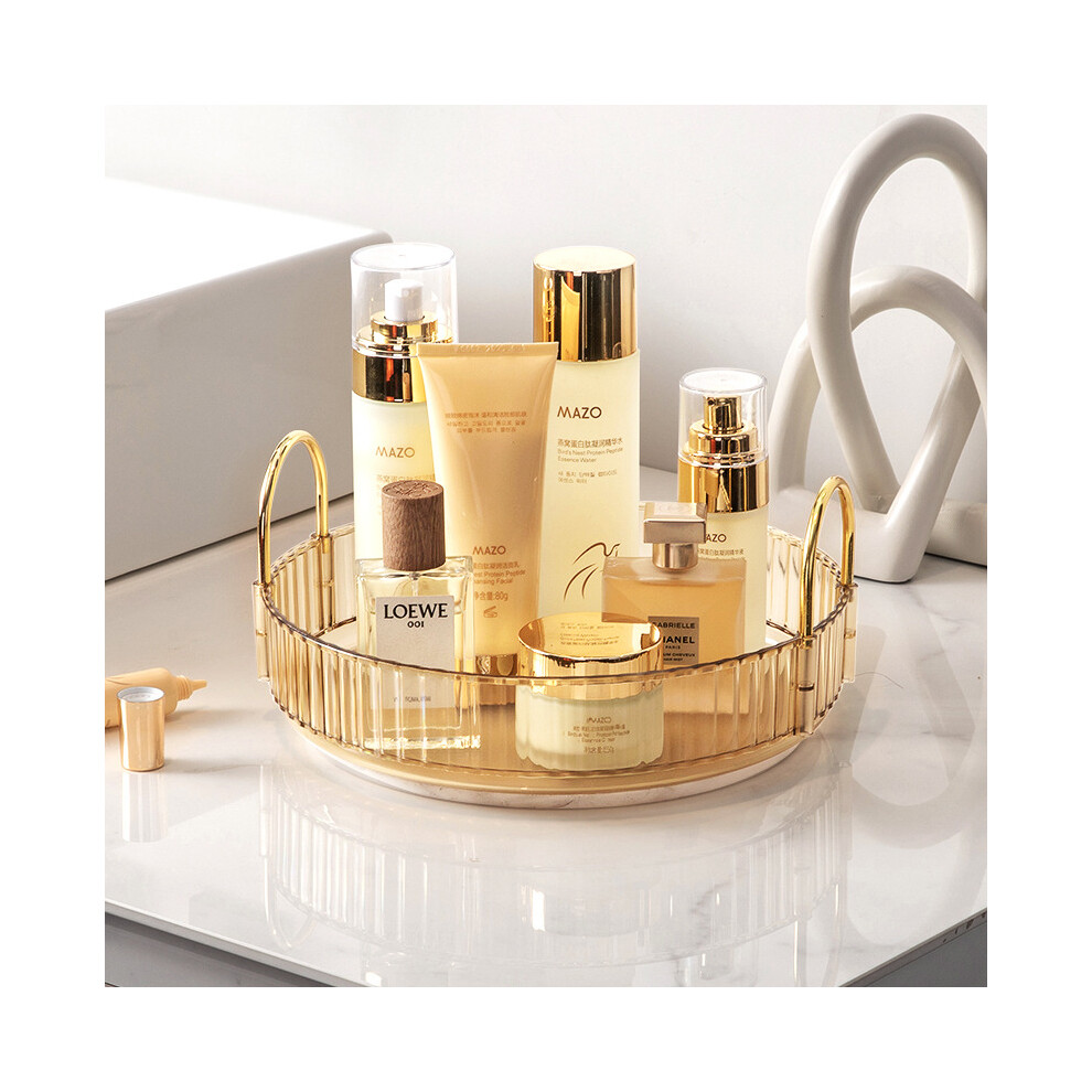 Round Rotating Organizer for Cosmetics and Skincare