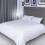 (Double, White) FlaxLinen Organic Triangle Design Duvet Cover sets 1