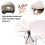 Vesgantti (Beige White) Portable Massage Bed Table 3-Section Aluminium 4