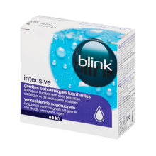 Blink Intensive Eye Drops 0.4ml x 20s Vials for Dry Eyes, Hydration, Soothing Relief, Ophthalmic Care