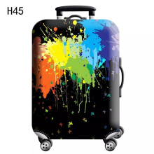 (L (26-28 inch), H45) UK Travel Trolley Case Cover Protector Suitcase Luggage Storage Cover Elastic