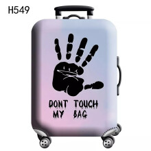 (L (26-28 inch), H549) UK Travel Trolley Case Cover Protector Suitcase Luggage Storage Cover Elastic