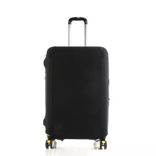 (M (22-24 inch), Black) UK Travel Trolley Case Cover Protector Suitcase Luggage Storage Cover Elastic