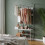 URBN Living (White & White) Hallway Coat Hanger Stand & Shoe Bench Storage 5