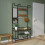 URBN Living (Black & Rustic Oak) Hallway Coat Hanger Stand & Shoe Bench Storage 4