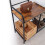 URBN Living (Black & Rustic Oak) Hallway Coat Hanger Stand & Shoe Bench Storage 8
