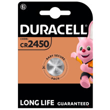 1 x Duracell 2450 3V Battery Lithium Coin Cell CR2450 DL2450
