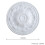 Living And Home 29" Ornate Polyurethane Ceiling Medallion 6