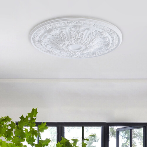 Living And Home 29" Ornate Polyurethane Ceiling Medallion 1