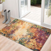 (60 cm x 110 cm (2ft x 3ft 7")- Door Mat, Vibrant- Cashmere Rug) Extra Large Rugs Living Room Traditional Rug Mat