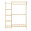 Living And Home (Natural) Bamboo Bedroom Garment Clothes Rack 130cm 3