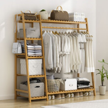 (Natural) Bamboo Bedroom Garment Clothes Rack 130cm