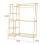 Living And Home (Natural) Bamboo Bedroom Garment Clothes Rack 130cm 6
