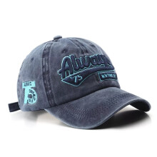 (Navy) Mens Womens Baseball Cap Snapback Sport Hip-Hop Sun Hat Golf Hat Cotton UK