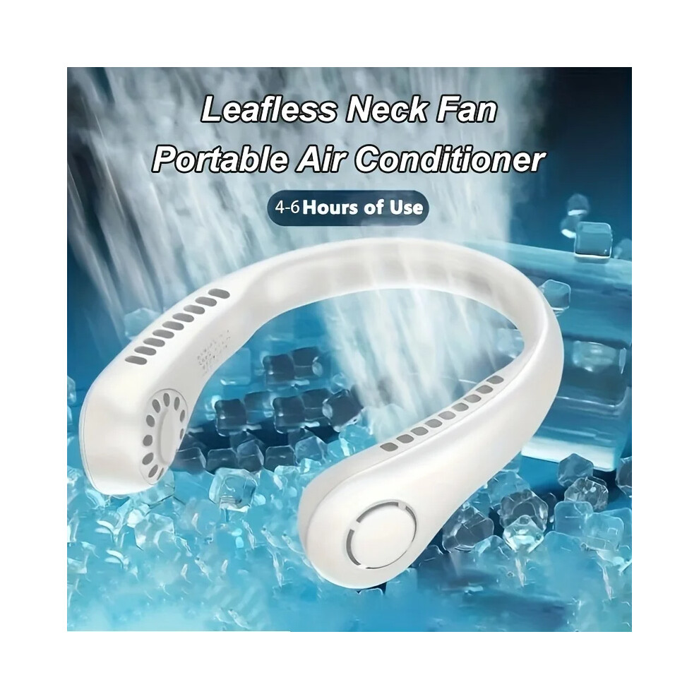 Neck Fan Portable Bladeless Hanging Rechargeable Air Cooler Mini Fans