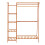 Living And Home (Brown) Bamboo Bedroom Garment Clothes Rack 130cm 3