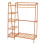 Living And Home (Brown) Bamboo Bedroom Garment Clothes Rack 130cm 4