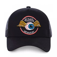(E) Von Dutch Unisex Embroidery Adjustable Trucker Hat Mesh Snapback Baseball Cap