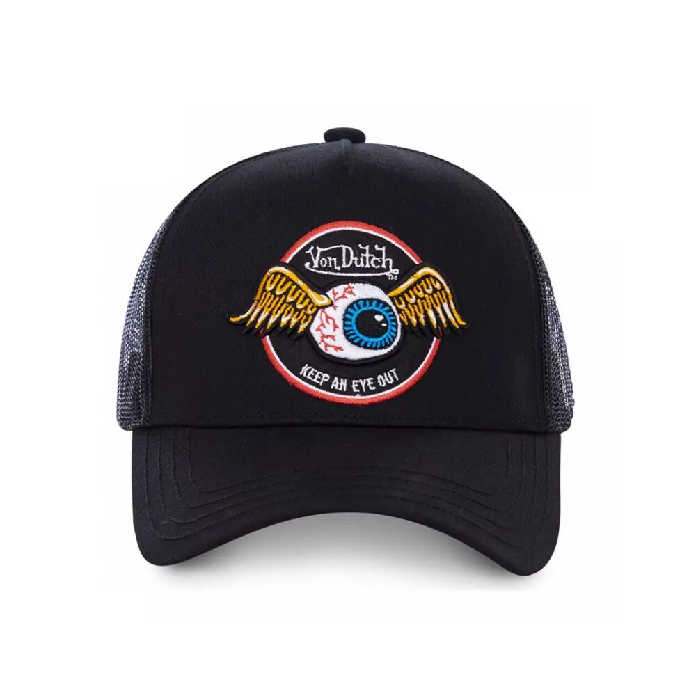 New Women's (E) Von Dutch Unisex Embroidery Adjustable Trucker Hat Mesh Snapback Baseball Cap