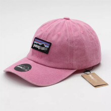 (pink) 2024 Washed Patagonia Baseball Cap Casual Sunscreen High Quality