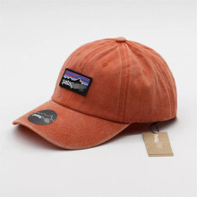 (orange) 2024 Washed Patagonia Baseball Cap Casual Sunscreen High Quality