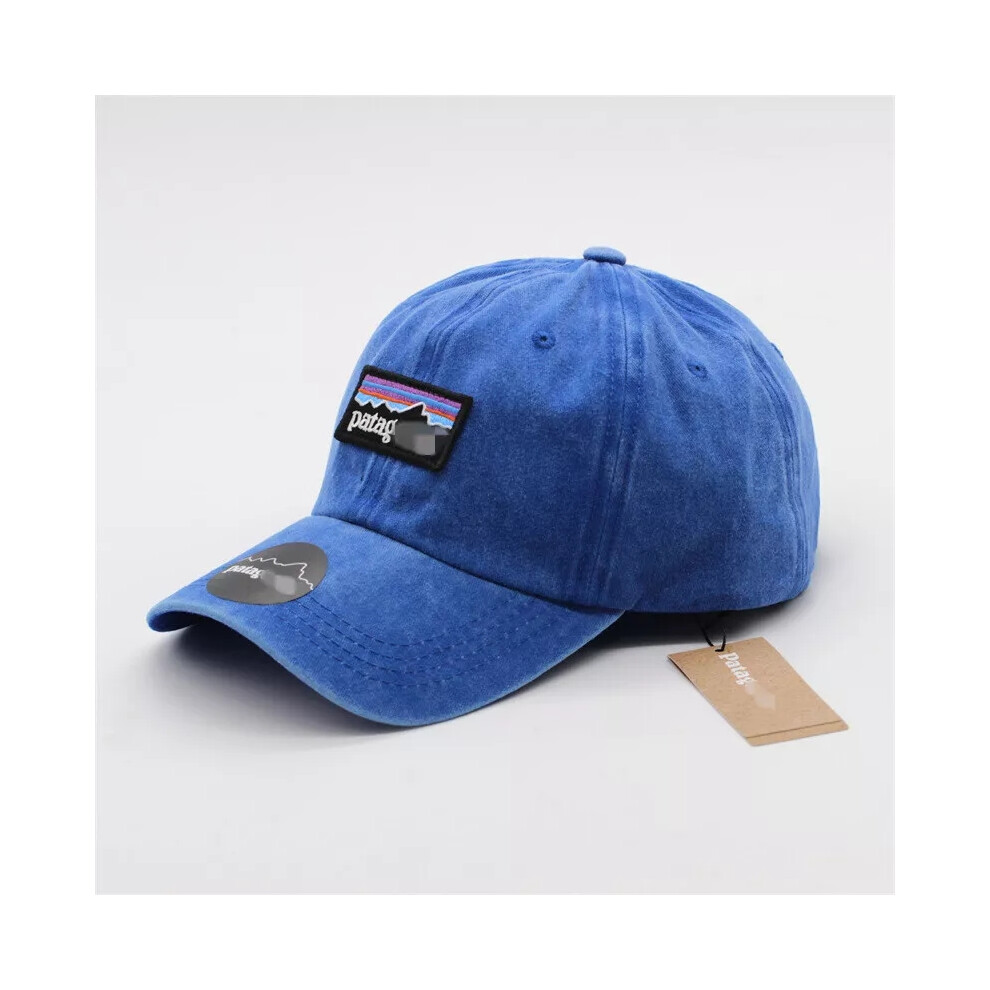 (blue) 2024 Washed Patagonia Baseball Cap Casual Sunscreen High Quality