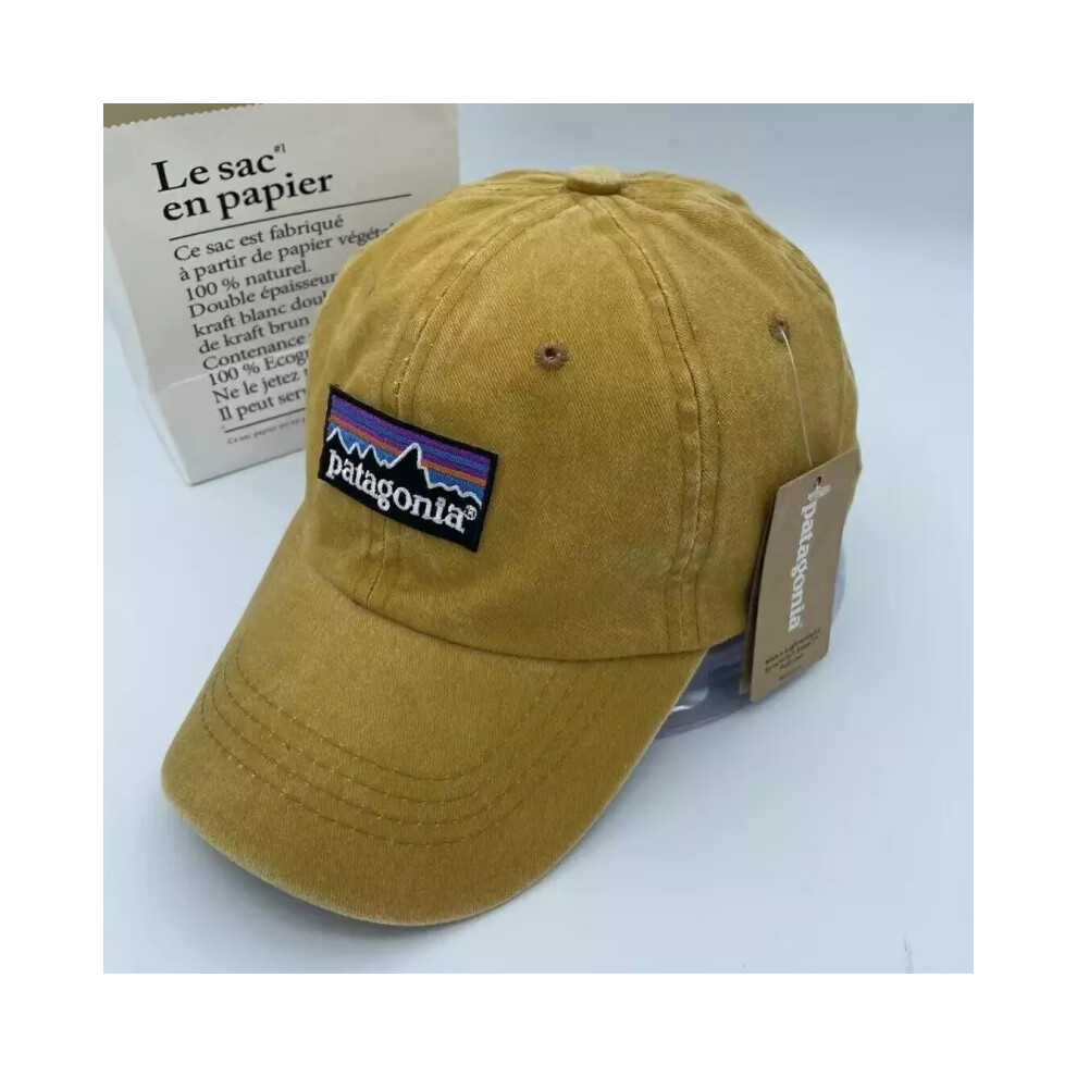 (giner) 2024 Washed Patagonia Baseball Cap Casual Sunscreen High Quality
