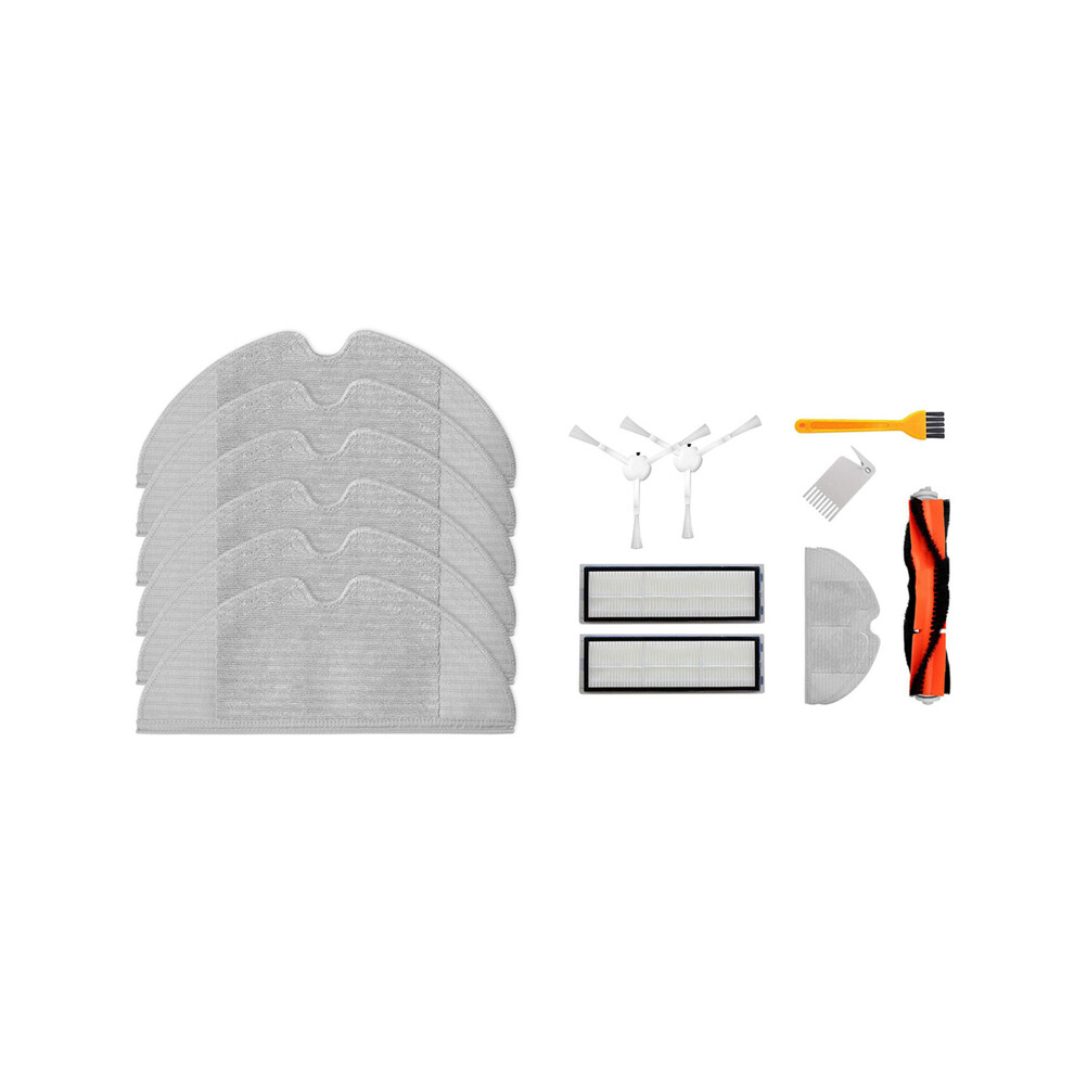 Vacuum Cleaners Parts Accessories for Xiaomi Mijia 1C Cleaning Cloth Mop & 1set Side Brush Main Brush Filters Mop Clot-image-OPC-PDYKGCH-NEW