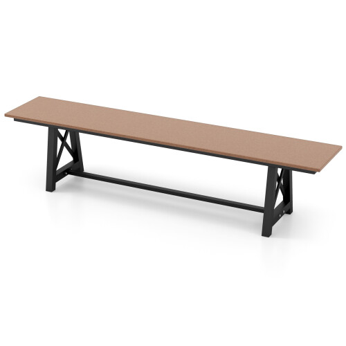 Casart Patio 183cm Extra Long Bench Weatherproof Seat & Reinforced Structure