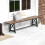 Casart Patio 183cm Extra Long Bench Weatherproof Seat & Reinforced Structure 8
