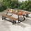 Casart Patio 183cm Extra Long Bench Weatherproof Seat & Reinforced Structure 9