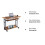 Dripex (Walnut Brown) Mobile Portable Computer Desk Office Desk 8
