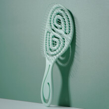 (S3152-Green) Hair Scalp Massage Comb Hair Brush Anti-static Wet Dry Curly Detangler Hairbrush Nylon Salon Hair Styling Tools for Women Men