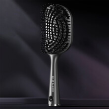 (M35-Black) Hair Scalp Massage Comb Hair Brush Anti-static Wet Dry Curly Detangler Hairbrush Nylon Salon Hair Styling Tools for Women Men