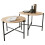 URBN Living (Pine) 2-Pcs Round Wooden Nesting End Coffee & Side Table 1