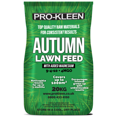 Pro-Kleen Autumn Lawn Feed - NPK 9-4-10 + 4MGO