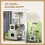 PawHut PawHut Cat Litter Box Enclosure, with Cat House, Bed, Scratching Posts, Platform 5