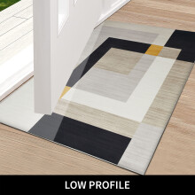 (MILO, 40cm x 60cm ( 1 ft 4" x 2 ft)- Small Door Mat) Non Slip Area Rugs Printed Geometric Carpets Mats