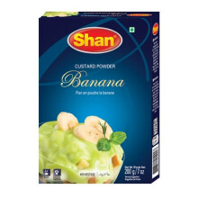 (3 x Banana Custard powder	) Shan Vanilla, Banana, Strawberry Custard powder
