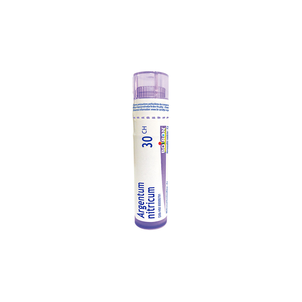 Boiron Argentum Nitricum 30 CH Versatile Homeopathic Remedy for Anxiety, Digestive Issues, and Performance Anxiety