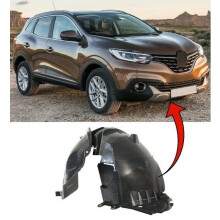 Renault Kadjar 2015- Front Wing Splash Guard Arch Liner Driver Side
