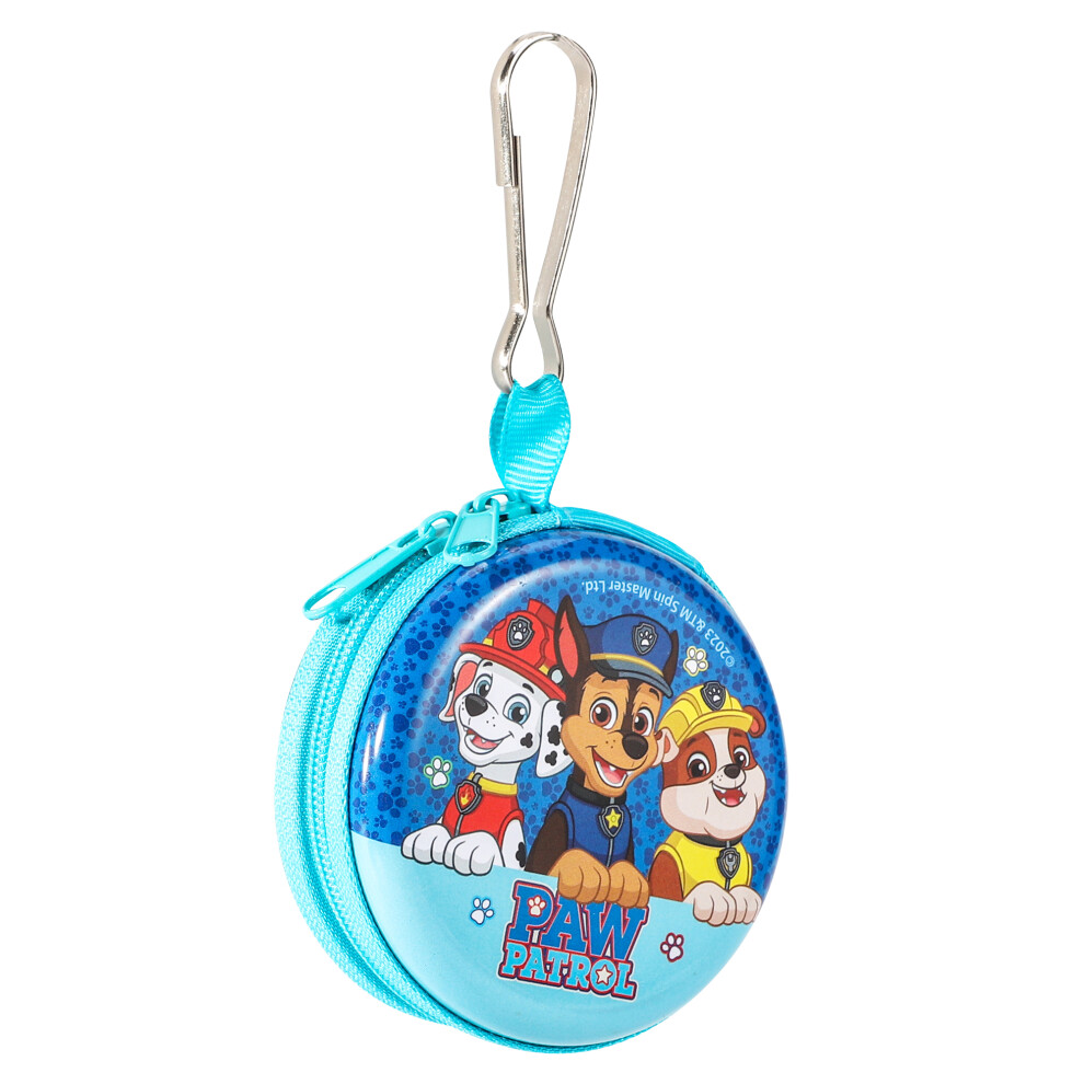 Paw Patrol Coin Purse Round Metal Wallet Children Character Boys