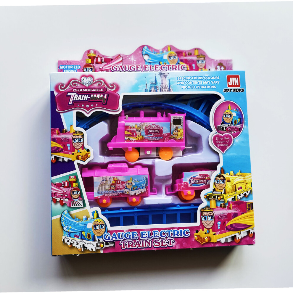 Pink electric train set online