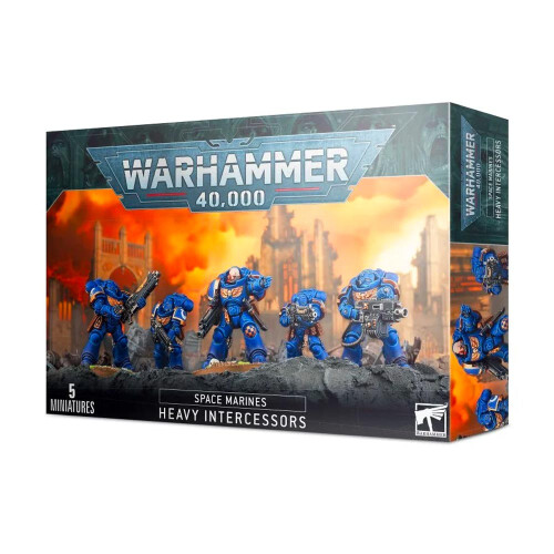 Warhammer Games Workshop Warhammer 40k Space Marines Heavy Intercessors 48-95 - Tabletop Miniatures Wargame