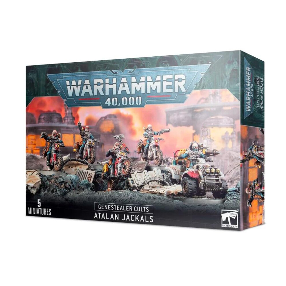 Warhammer Games Workshop Genestealer Cults Atalan Jackals 40K 51-62 - Tabletop Miniatures Wargame