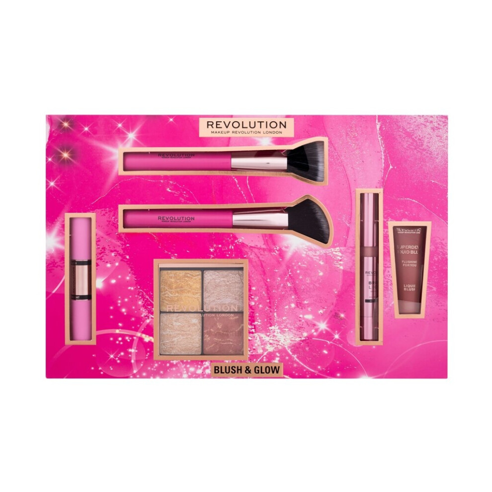 Makeup Revolution London - Blush & Glow Gift Set - For Women, 9.6 g