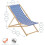 Sun Lounger Foldable Model Wooden Design Deck Chair Light Pink 2